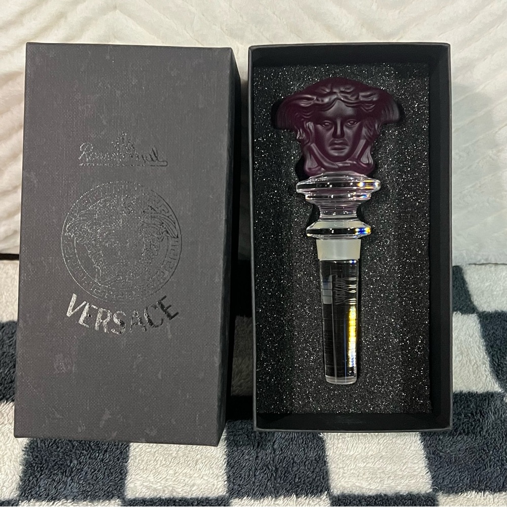 Versace Medusa Head Bottle Stopper